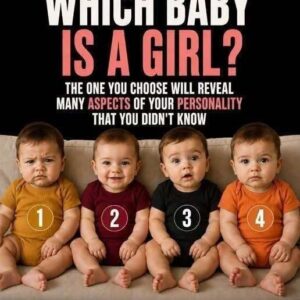 Psychological test: Which of these four babies is a little girl?