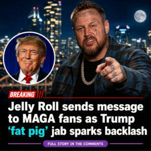 Jelly Roll sends message to MAGA fans as Trump ‘fat pig’ jab sparks backlash