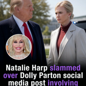 Natalie Harp slammed over Dolly Parton social media post involving Donald Trump