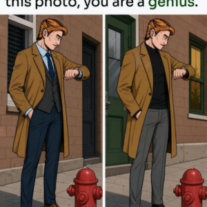 Spot 1 Difference: The Man with the Wristwatch!