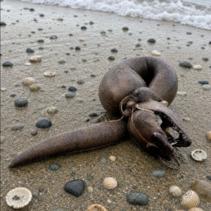 This morning, I was walking on the beach with