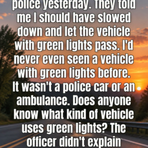 What Do Green Lights on Cars Mean?