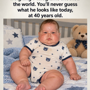 The 7 kilo baby who amazed the world in 1983: this is how it looks today, at the age of 40.,,..