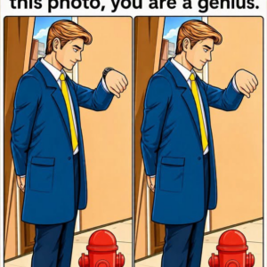 Spot the Difference: Can You Catch the Change in the Man with the Wristwatch?