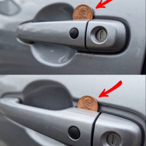 If You See a Penny in Your Car Door Handle, This is What It Might Mean