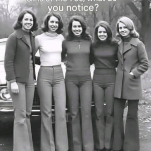 Girls in the 70s what detail immediately catches your eye The full article is in the first comment