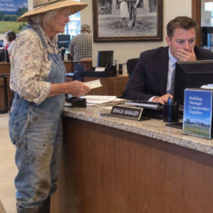The Bank Manager Refused to Cash My  Check Because of How I Looked, Then I Asked Him to Pull Up Account 0001