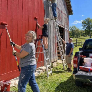 While My Husband Recovered From a Stroke, My Son Painted Our 100-Year-Old Red Barn Gray So I Brought 40 Gallons of Red Paint Home